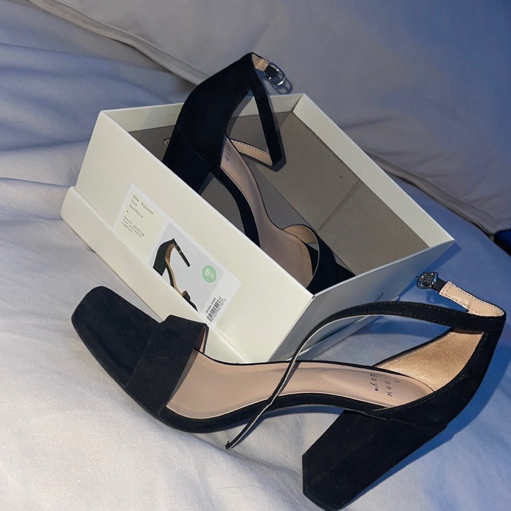 black heels